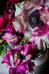 fading flowers anemones