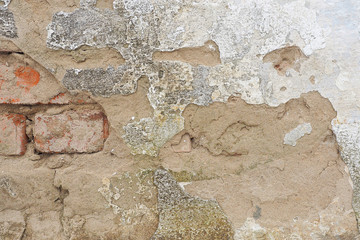 texture of old brick wall