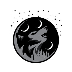 Wolf Logo Stock Vector