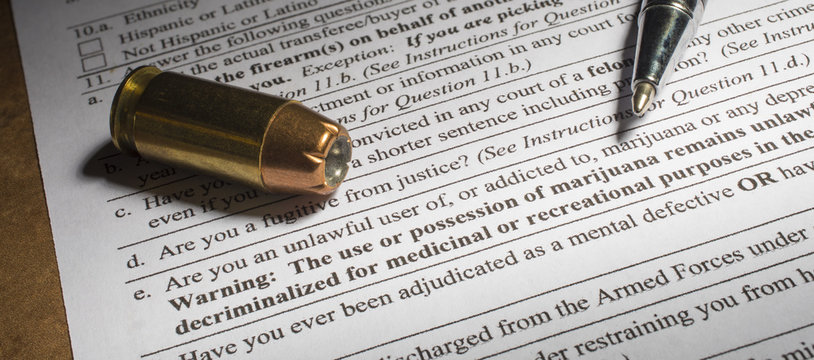 Marijuana question on gun purchase paperworks