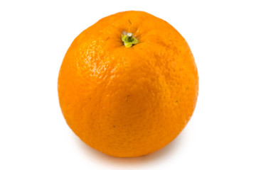 Orange fruit isolated on white