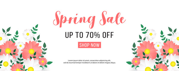 Spring Sale Banner Promotion