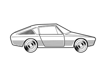 Obraz premium Car vector illustration