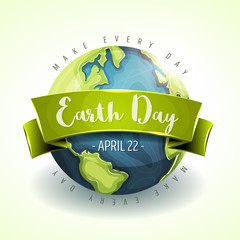 Happy Earth Day Banner - 193584176