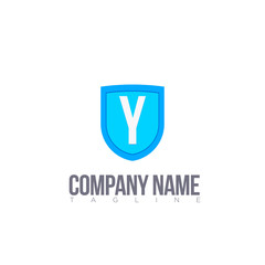 y modern letter logo template