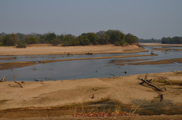 The African landscape. Zambia
