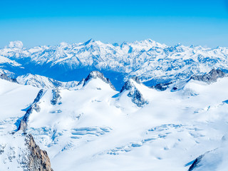 Mont Blanc mountain in France