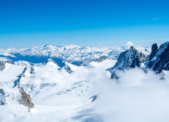 Naklejka premium Mont Blanc mountain in France