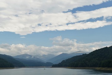 Aussicht auf den Vidraru Stausee