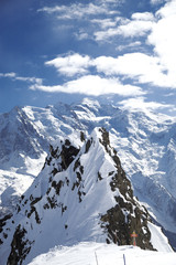 Winter mountain landscape