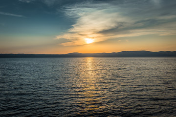 Obraz premium Bracciano Lake - Roma - Italy