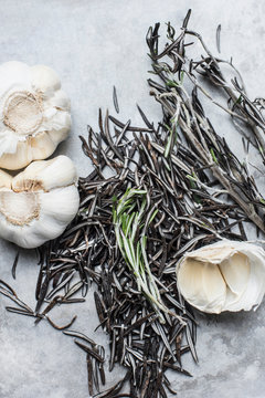 Rosemary with garlic