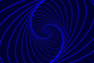  Rotating concentric ellipse, Ellipse optical illusion pattern - blue, Geometric abstract background