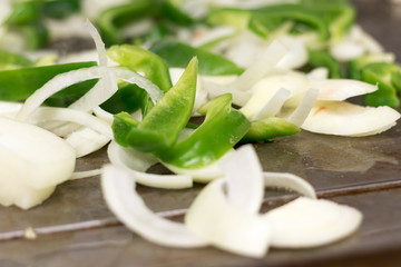 Green Peppers and Onions