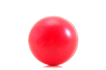 stress ball on white background
