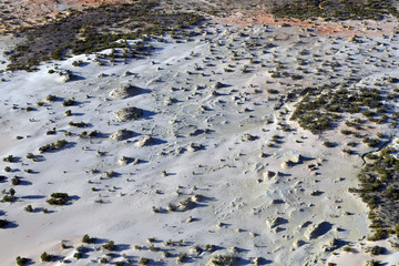 Australia, Mungo National Park, aerial view