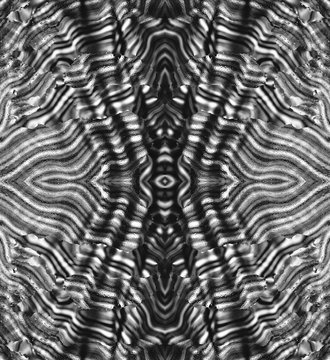 Op art abstract psychedelic Black and White Background