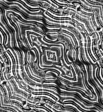 Op art abstract psychedelic Black and White Background