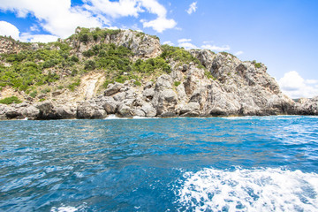 Fototapeta na wymiar Corfu island landscapes in Greece