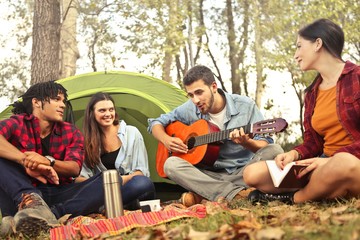 Playing in the nature