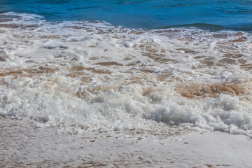 waves on the sea shore