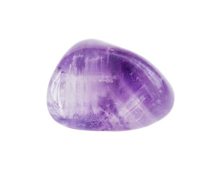 Natural amethyst on white - 193604550