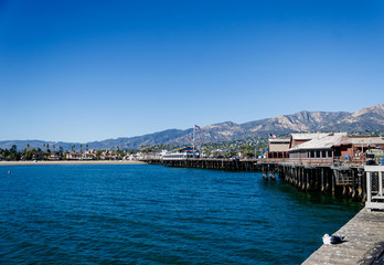 Santa Barbara pier view