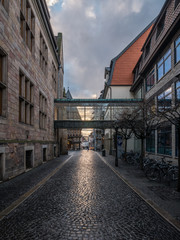 The architecture of city Hildesheim, Germany