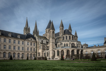 Fototapeta na wymiar tourist town of France Caen