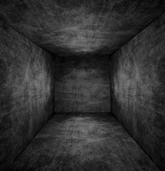 Wooden cube box closeup