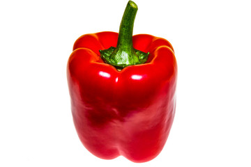 red peppers isolated on a white background