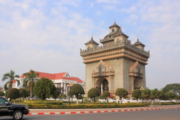 Fototapeta na wymiar Vientiane-capital of Laos