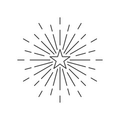 Obraz premium starburst vector icon