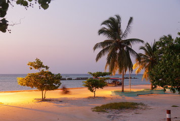 Fototapeta na wymiar Maldive, Himmafushi island