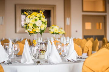 Restaurant table decoration