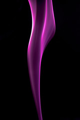 Naklejka premium shape with incense smoke