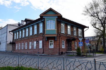 Kazan, Tatarstan, Russia. Marjani Street in Old Tatar Sloboda