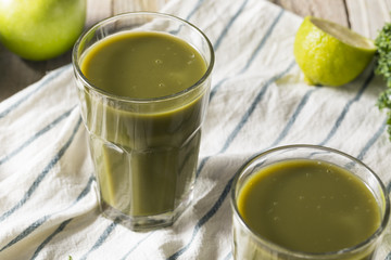 Healthy Organic Green Juice Smoothie