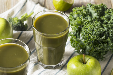 Healthy Organic Green Juice Smoothie