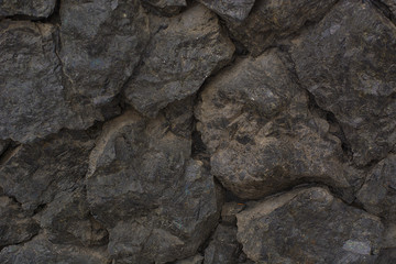 Background texture of a stone wall.