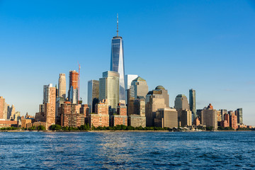 Obraz na płótnie Canvas Skyline of Lower Manhattan