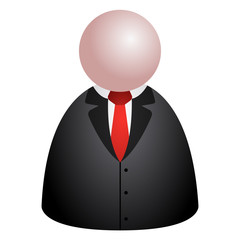 Abstract businessman icon