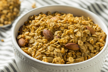 Homemade Baked Honey Almond Granola