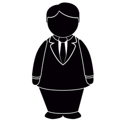 Abstract businessman icon