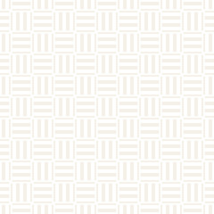 Trendy monochrome twill weave Lattice. Abstract Geometric Background Design. Vector Seamless Pattern.