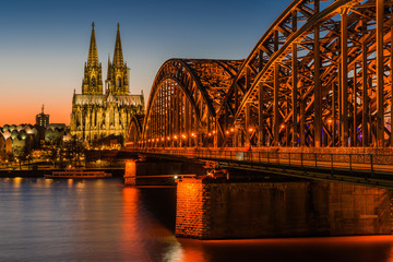 Köln – Dom und Hohenzollernbrücke