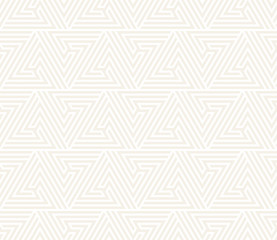 Vector seamless subtle pattern. Modern stylish texture. Repeating geometric tiling from striped triangle elements
