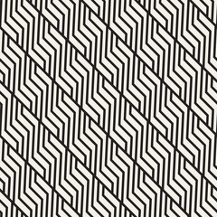 Vector seamless lattice pattern. Modern stylish texture with monochrome trellis. Repeating geometric grid. Simple design background.
