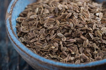 Dill Seeds in a Bowl