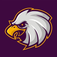 eagle mascot logo for sport team